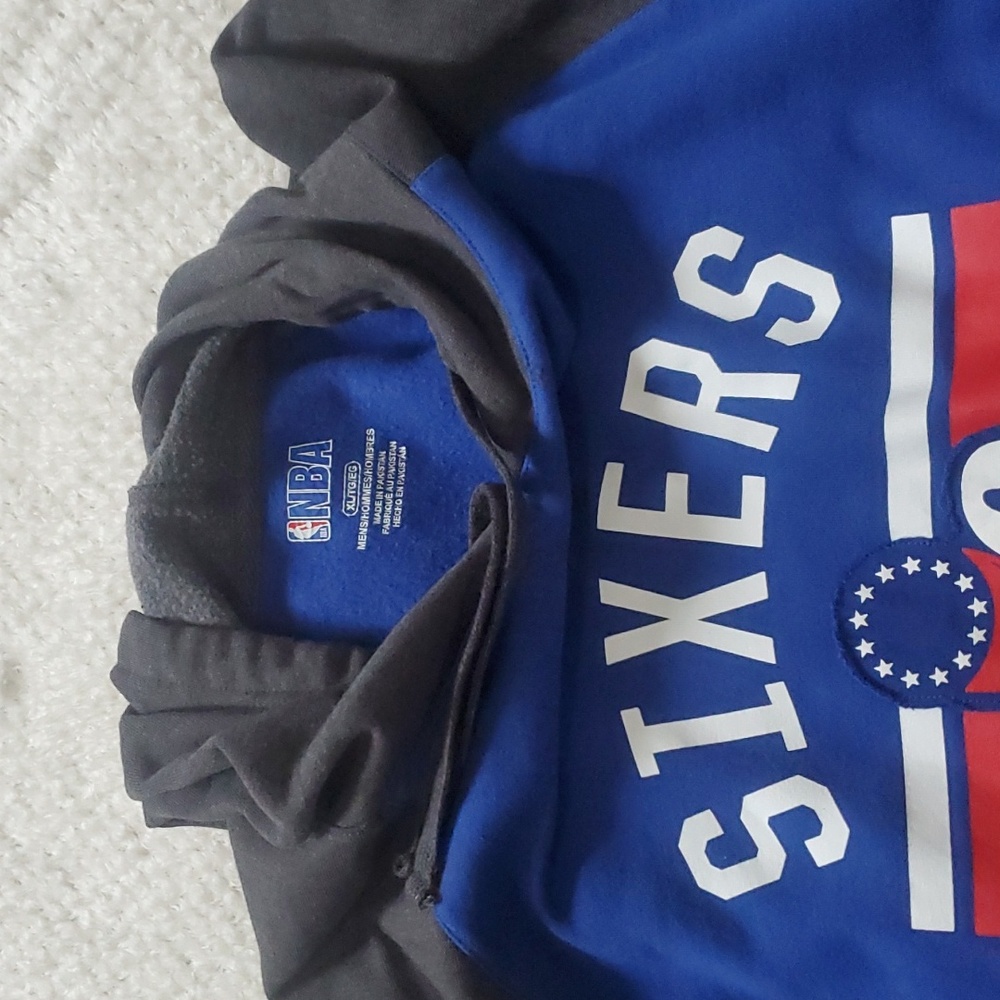 76 Sixer's Basketball Pullover Hoodie - Picture 3 of 4